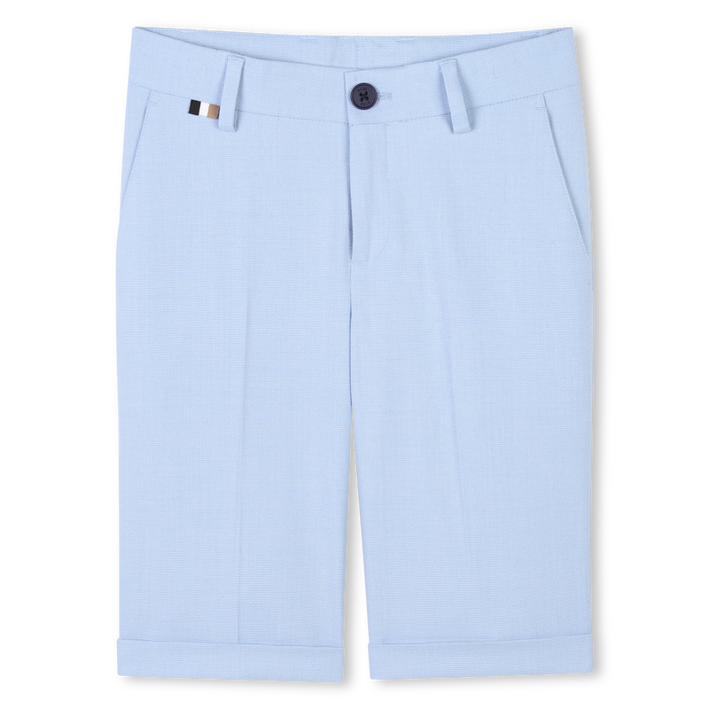 Bermuda cerimonia tinta unita BOSS 
                        RAGAZZO