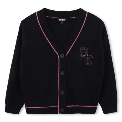 Cardigan in maglia DKNY BAMBINA