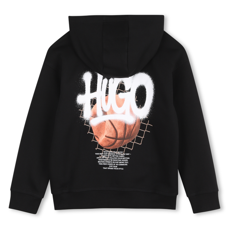 Felpa con cappuccio HUGO 
                        RAGAZZO