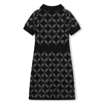 Short-Sleeved Jacquard Dress MICHAEL KORS BAMBINA