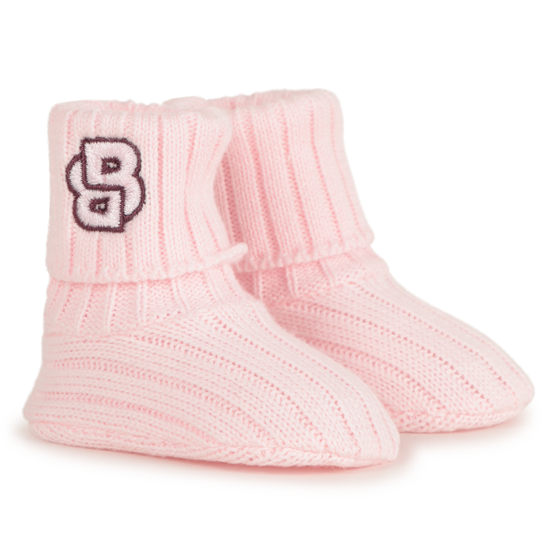 Pantofole lavorate a maglia BOSS 
                        BAMBINA