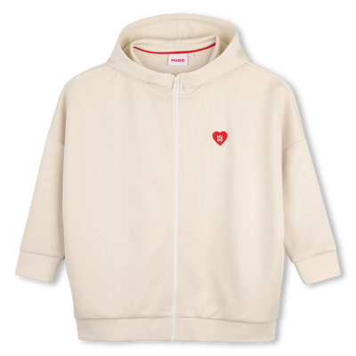 Cardigan con cappuccio HUGO BAMBINA