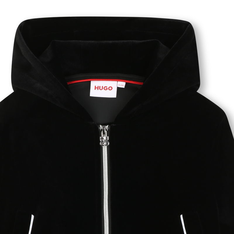 Cardigan con cappuccio HUGO 
                        BAMBINA