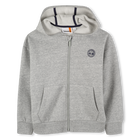 Cardigan da jogging con cappuccio, GRIGIO BEIGE, hi-res