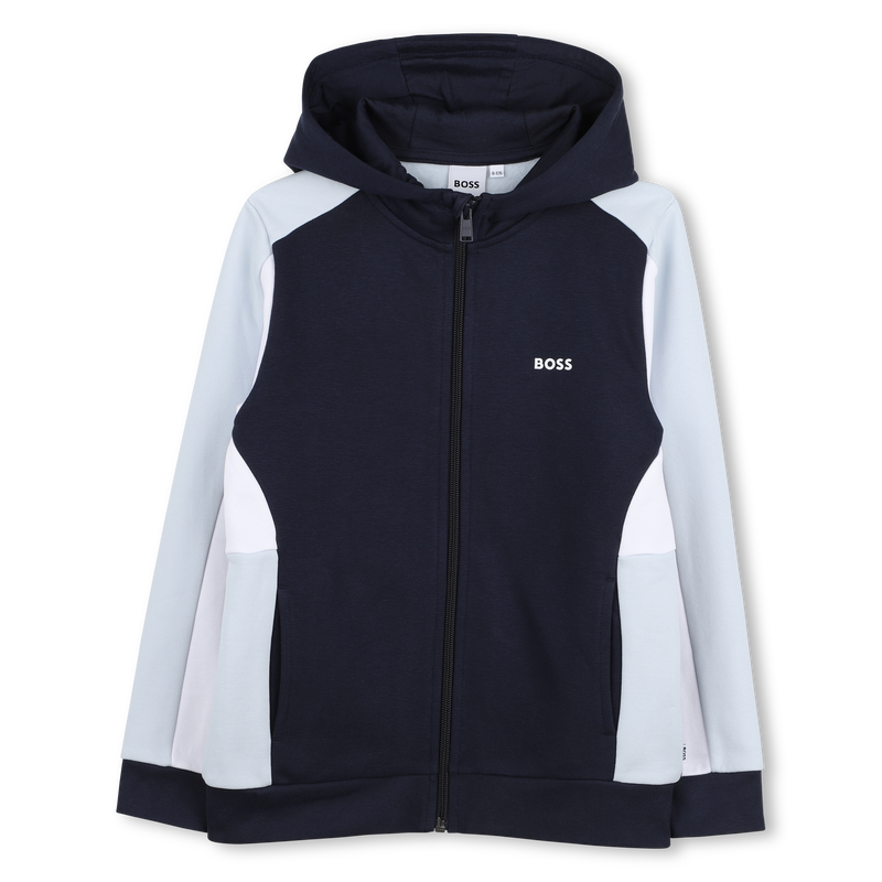 Cardigan con cappuccio BOSS 
                        RAGAZZO