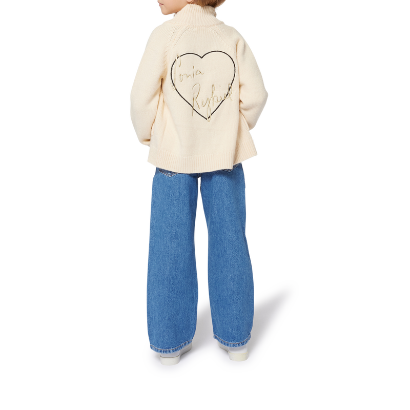 Cardigan lavorato a maglia SONIA RYKIEL 
                        BAMBINA