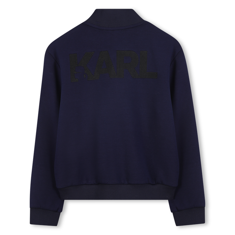 Cardigan in doppia jersey KARL LAGERFELD KIDS 
                        RAGAZZO