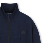Cardigan in satin texturato BOSS 
                    RAGAZZO