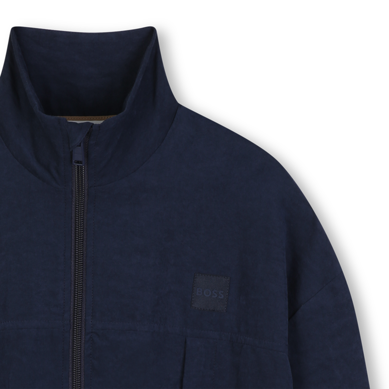 Cardigan in satin texturato BOSS 
                        RAGAZZO