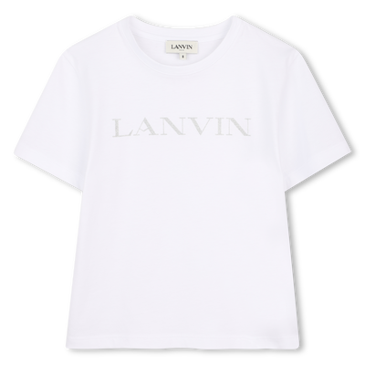 T-SHIRT A MANICHE CORTE LANVIN BAMBINA