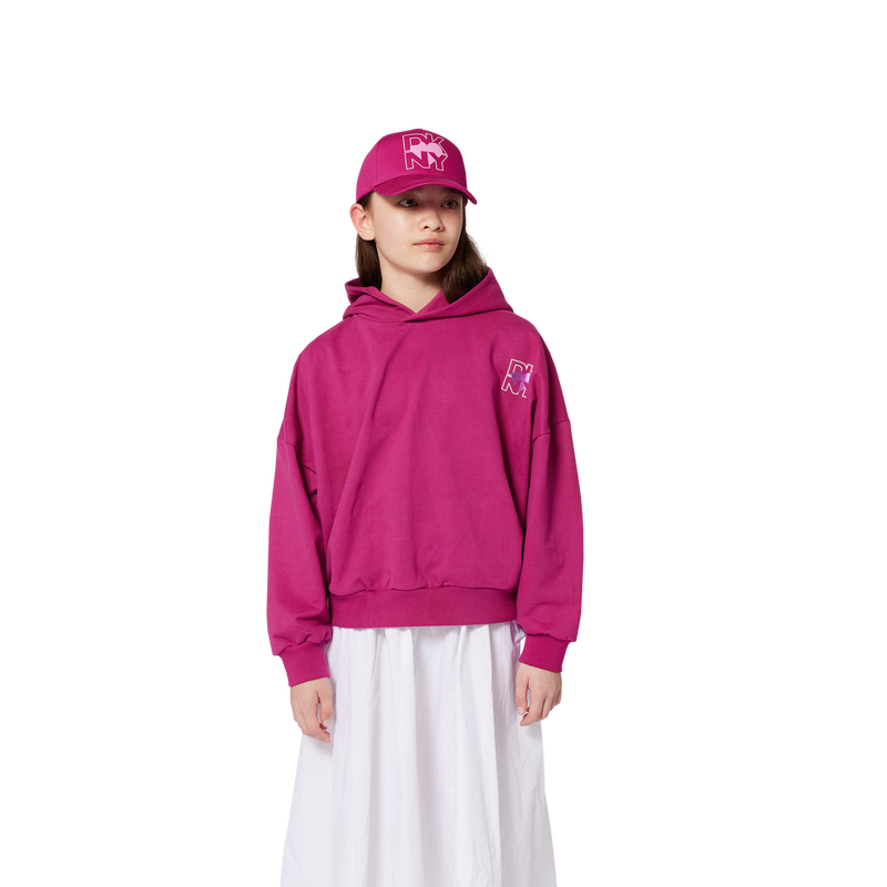 Felpa a inchiostro lucido DKNY 
                        BAMBINA