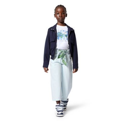 T-SHIRT A MANICHE CORTE LANVIN BAMBINA