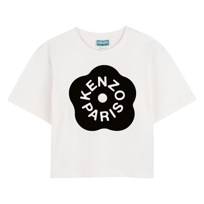 T-SHIRT CON STAMPA GOFFRATA KENZO KIDS 
                        BAMBINA