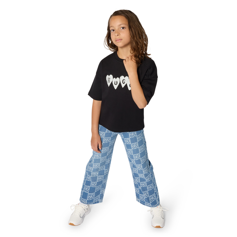 T-shirt a maniche corte HUGO 
                        BAMBINA