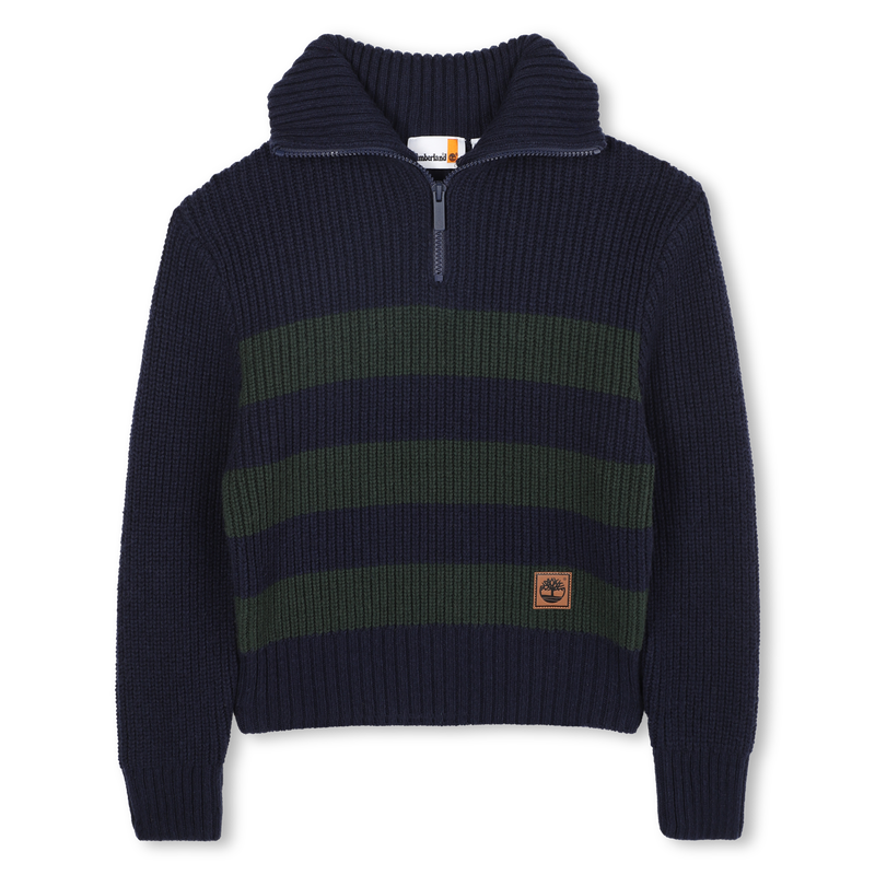 Maglione trucker in cotone TIMBERLAND 
                        RAGAZZO