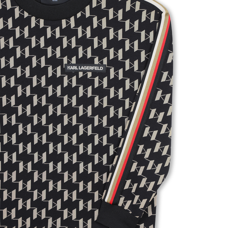 Felpa con stampa KARL LAGERFELD KIDS 
                        RAGAZZO