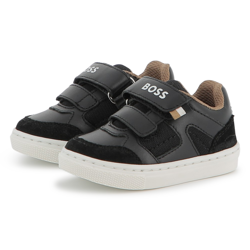 Sneakers con chiusura a strappo BOSS 
                        RAGAZZO