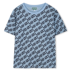T-shirt stampata in cotone KENZO KIDS 
                    RAGAZZO