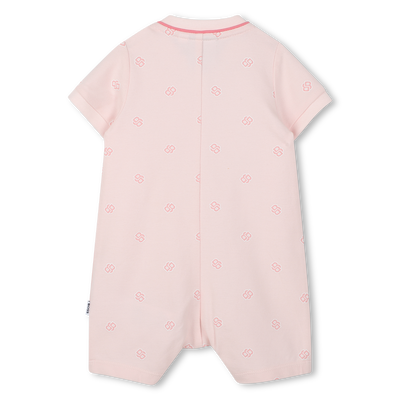 Tutina corta intera stampata BOSS BAMBINA