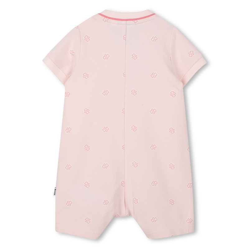 Tutina corta intera stampata BOSS 
                        BAMBINA