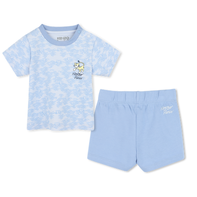 Set shorts e t-shirt KENZO KIDS RAGAZZO