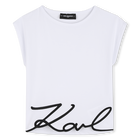 T-shirt manica corta KARL LAGERFELD KIDS 
                    BAMBINA