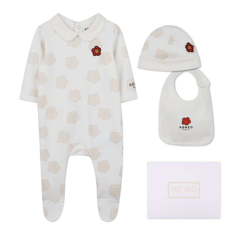 Set pigiama, berretto e bavaglino KENZO KIDS 
                        UNISEX