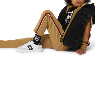 Piumino smanicato cappuccio KARL LAGERFELD KIDS RAGAZZO