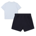 T-shirt con stampa e shorts BOSS 
                    BAMBINO