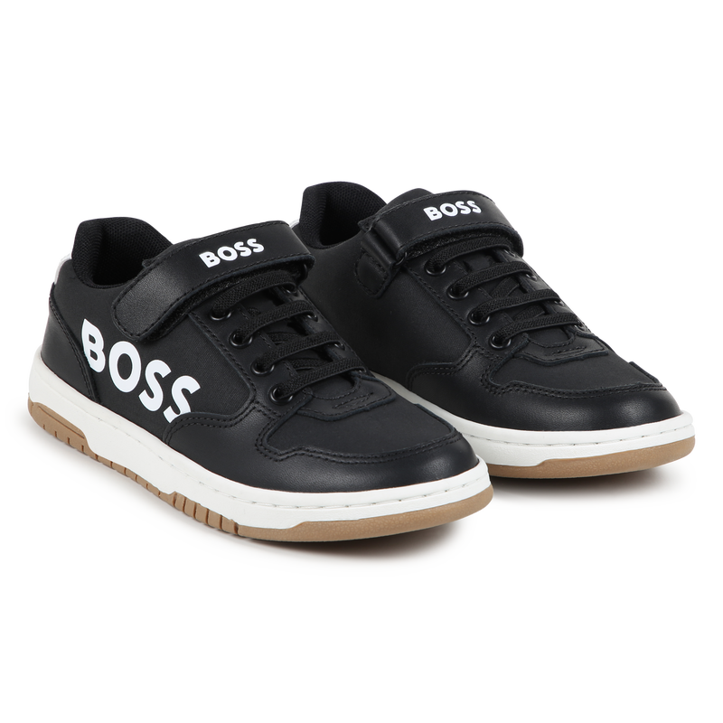 Sneakers con lacci e velcro BOSS 
                        RAGAZZO
