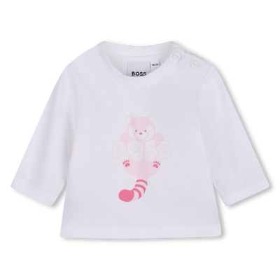 Maglietta a maniche lunghe BOSS BAMBINA