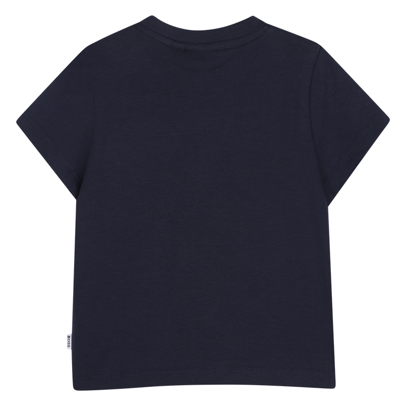 T-SHIRT A MANICHE CORTE BOSS 
                        RAGAZZO