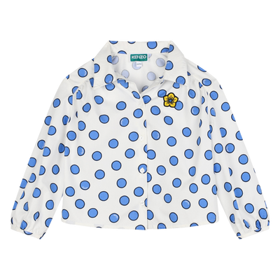 Cotton Polka-Dot Shirt KENZO KIDS BAMBINA