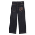 Pantaloni in denim KARL LAGERFELD KIDS 
                    BAMBINA
