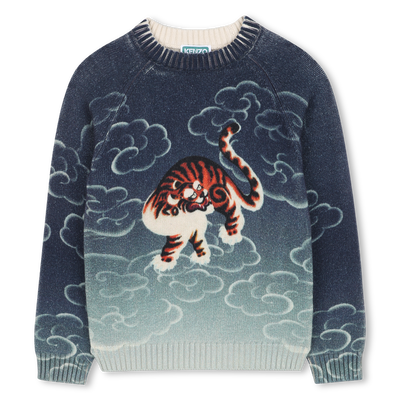 Maglione lavorato a maglia KENZO KIDS RAGAZZO