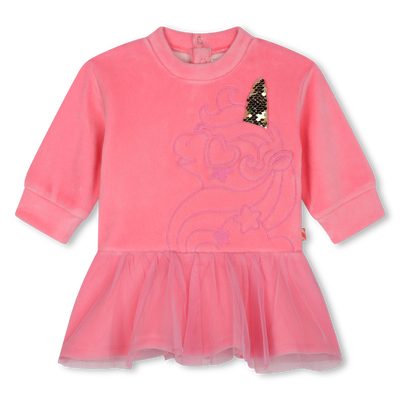 Vestito bi-materiale BILLIEBLUSH BAMBINA