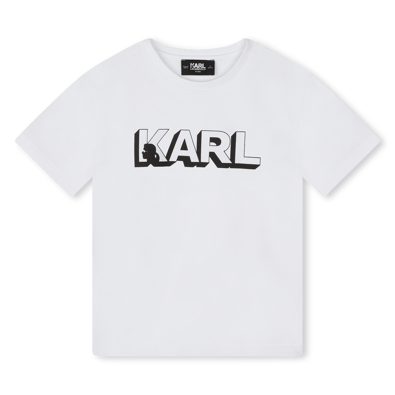 T-shirt maniche corte cotone KARL LAGERFELD KIDS 
                        RAGAZZO