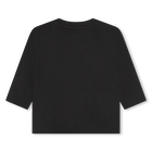 T-shirt in cotone con stampa BOSS 
                    RAGAZZO