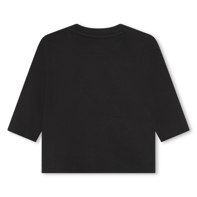 T-shirt in cotone con stampa BOSS RAGAZZO