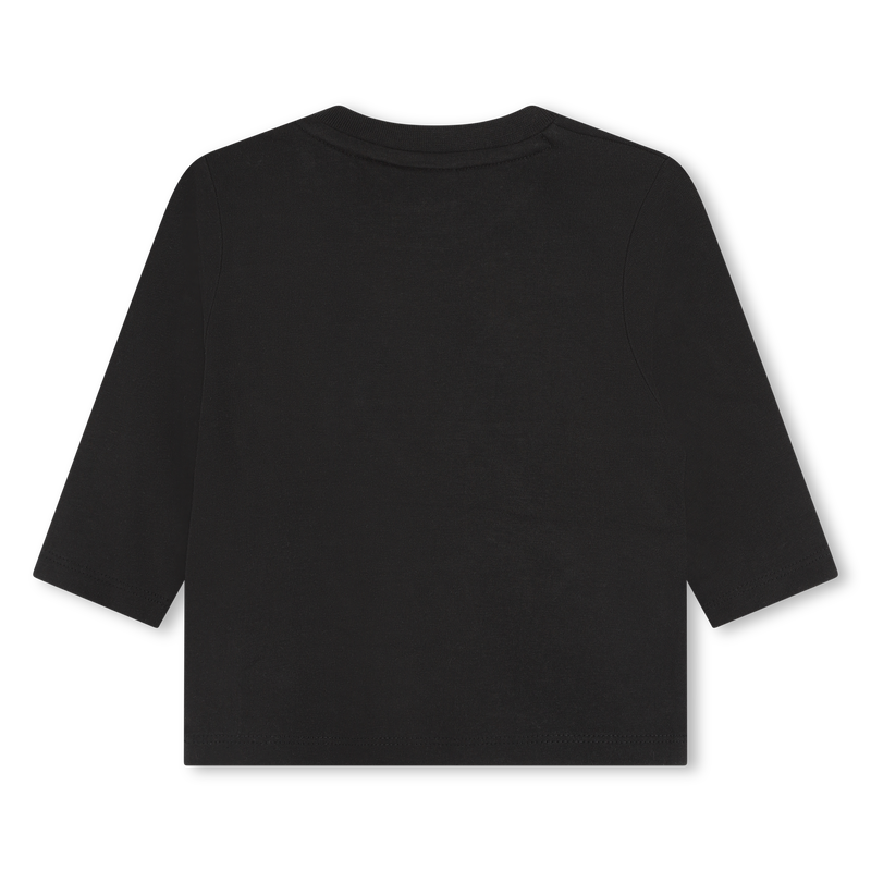 T-shirt in cotone con stampa BOSS 
                        RAGAZZO