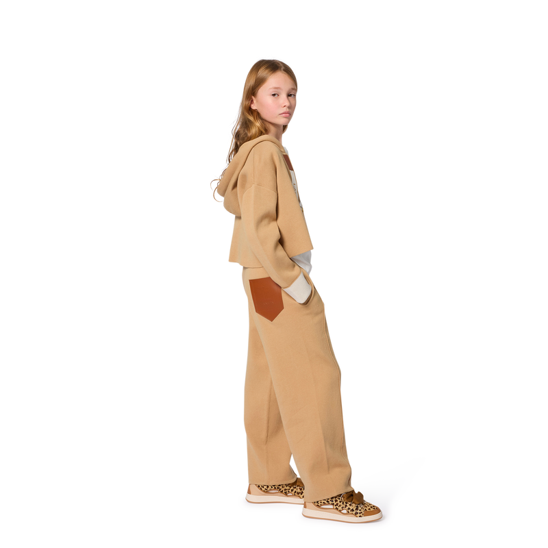 Pantaloni a gamba larga in maglia LANVIN 
                        BAMBINA