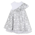 Abito da cerimonia bimateriale KARL LAGERFELD KIDS 
                    BAMBINA