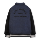 Bomber in poliestere KARL LAGERFELD KIDS 
                    RAGAZZO
