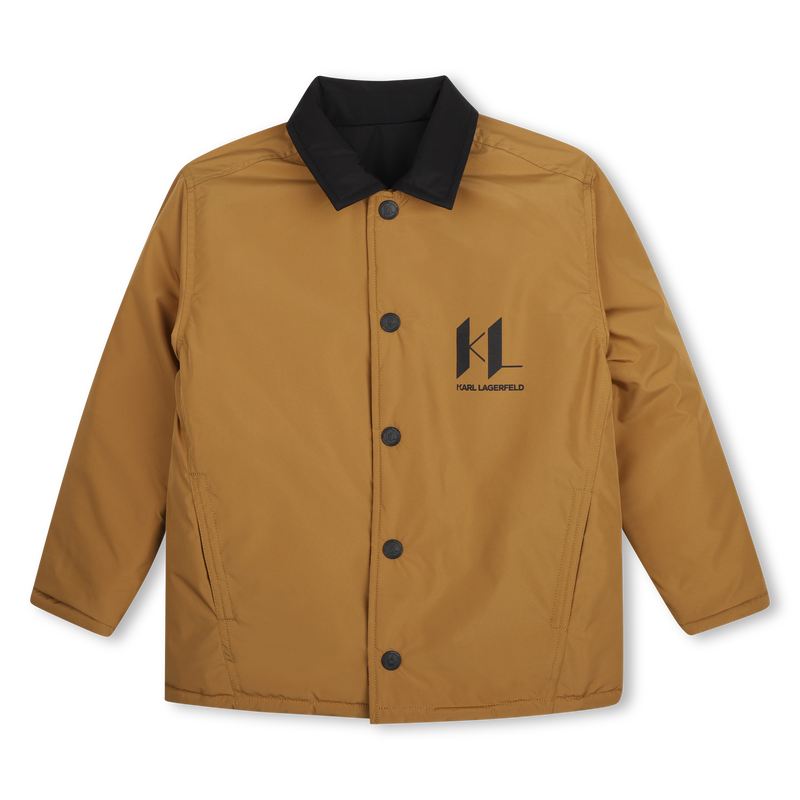Giubbotto imbottito reversibile KARL LAGERFELD KIDS 
                        RAGAZZO