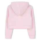 Felpa con cappuccio e zip MARC JACOBS 
                    BAMBINA