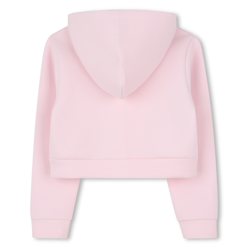 FELPA CON CAPPUCCIO E ZIP MARC JACOBS 
                        BAMBINA