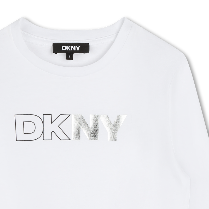 T-shirt a maniche lunghe DKNY 
                        BAMBINA