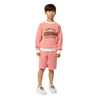Bermuda in cotone a righe KENZO KIDS 
                    RAGAZZO