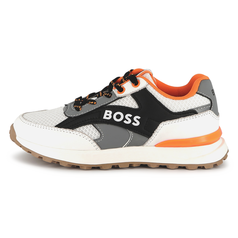 Sneakers con dettagli colorati BOSS 
                        RAGAZZO