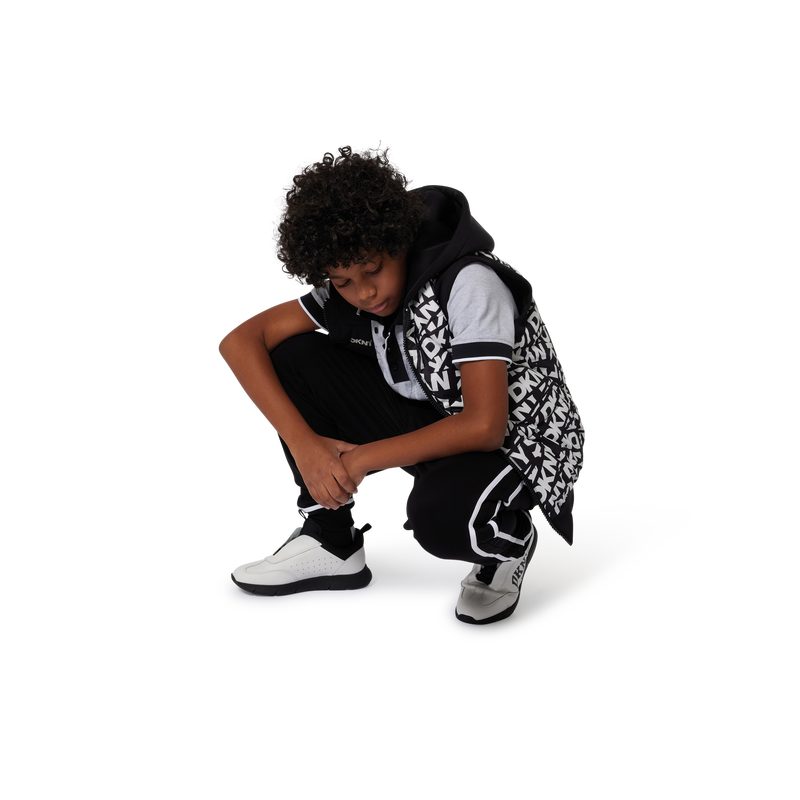 Polo maniche corte in piqu&eacute; DKNY 
                        RAGAZZO